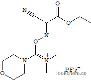 (1-氰基-2-乙氧基-2-氧代亚乙基氨基氧基)二甲基氨基-吗啉-碳鎓六氟磷酸盐